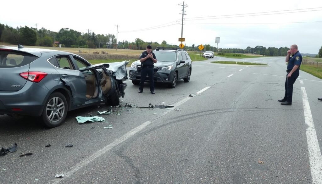 car accident scene documentation